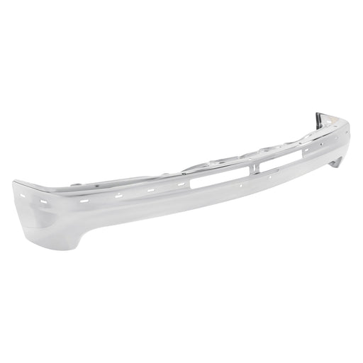 1999-2006 Chevrolet Silverado 1500/Suburban 1500/Suburban 2500/Tahoe Front Bumper Assembly W/Brackets Chrome - GM1003127-Partify-Painted-Replacement-Body-Parts