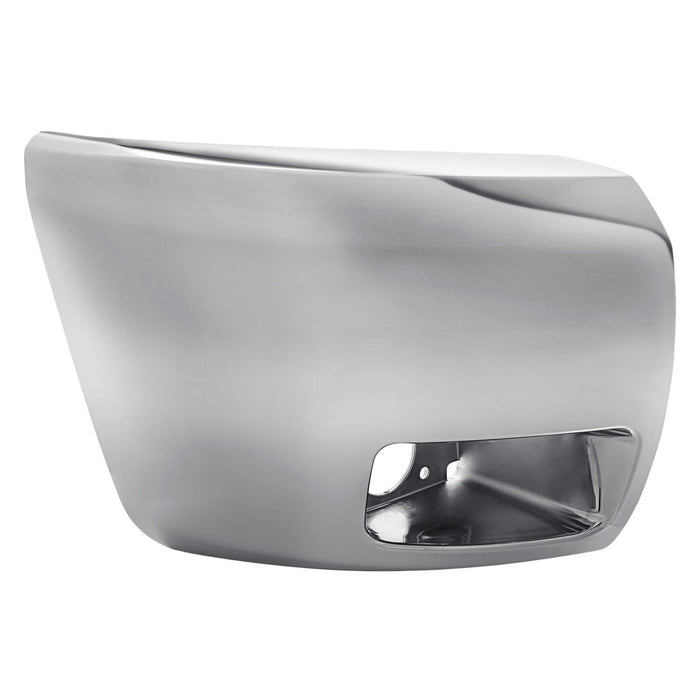 2007-2013 Chevrolet Silverado 1500 Front Passenger Side Outer Bumper Extension W/Fog Lamps Chrome - GM1005156-Partify-Painted-Replacement-Body-Parts