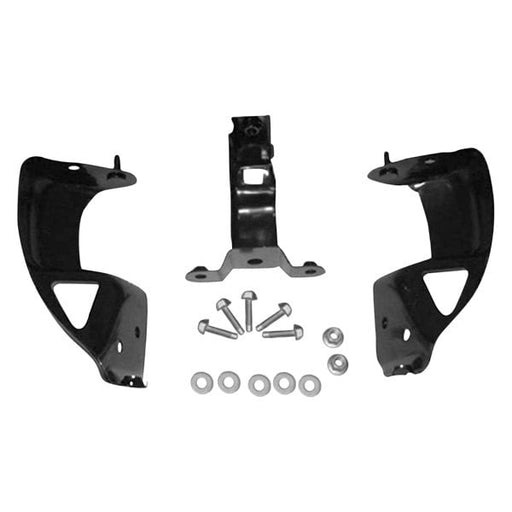 1999-2002 Chevrolet Silverado 1500 Front Bumper Bracket Set Includes Center & Outer Bumper Braces 3-Piece Set - GM1061102-Partify-Painted-Replacement-Body-Parts