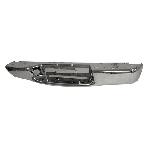 1998-2004 Chevrolet S10/GMC Sonoma Rear Bumper Assembly Includes Pads/Brackets/Hardware/Lic. Lamp Bright W/Lt Gray Pads - GM1101104-Partify-Painted-Replacement-Body-Parts