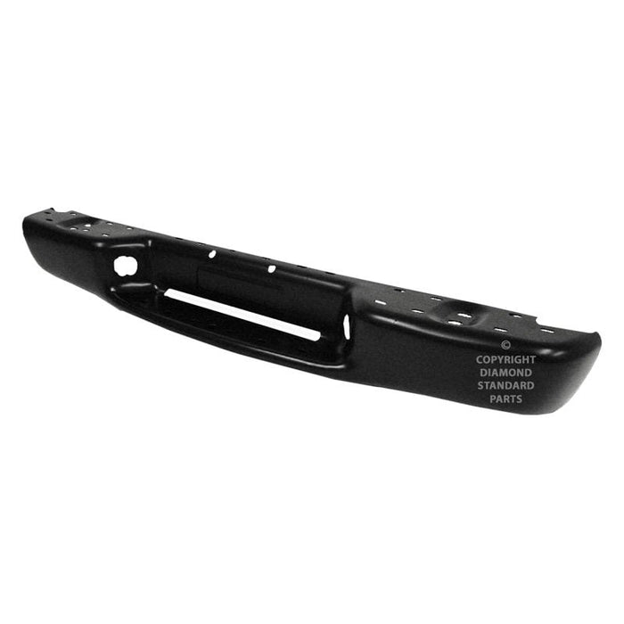 1998-2004 Chevrolet S10/GMC Sonoma Rear Bumper Assembly Includes Pads/Brackets/Hardware/Lic. Lamp W/Lt Gray Pads - GM1101105-Partify-Painted-Replacement-Body-Parts