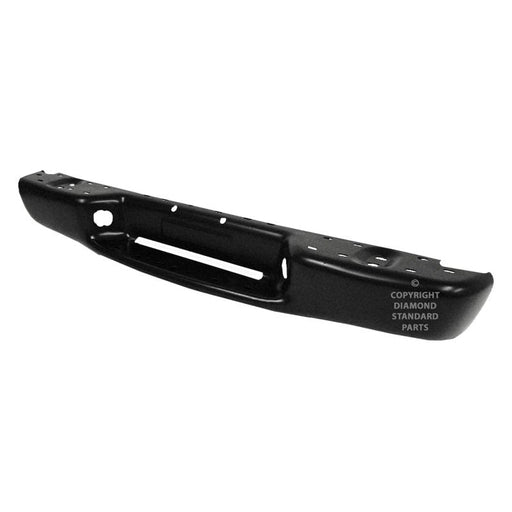 1998-2004 Chevrolet S10/GMC Sonoma Rear Bumper Assembly Includes Pads/Brackets/Hardware/Lic. Lamp W/Lt Gray Pads - GM1101105-Partify-Painted-Replacement-Body-Parts