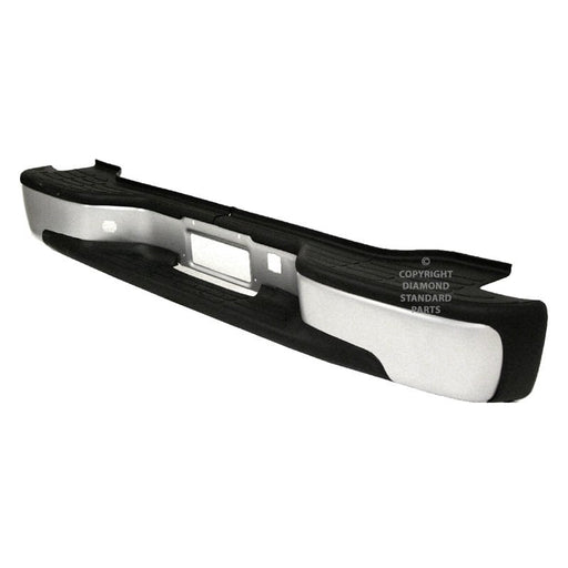 2000-2006 Chevrolet Suburban 1500/2500/Tahoe/GMC Yukon/Yukon XL 1500 SL/SLE/SLT Rear Bumper Assembly Includes Pads/Brackets/Hardware/Lic. Lamp - GM1101115-Partify-Painted-Replacement-Body-Parts