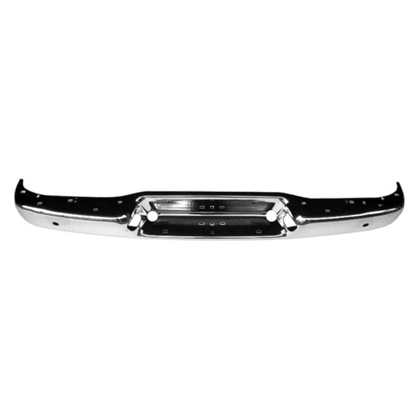 2013-2024 CAPA Certified Chevrolet Express 1500/2500/3500/GMC Savana 1500/Savana 2500/Savana 3500 Rear Bumper Face Bar W/Object Sensor Chrome - GM1102560C-Partify-Painted-Replacement-Body-Parts