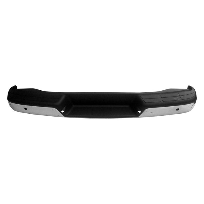 2013-2024 Chevrolet Express 1500/2500/3500/GMC Savana 1500/Savana 2500/Savana 3500 Rear Bumper Assembly W/Rear Object Sensors W/O Sensors W/O Harness Chrome - GM1103174-Partify-Painted-Replacement-Body-Parts
