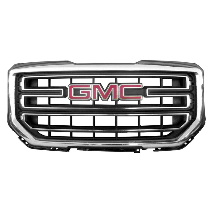 2019-2022 GMC Sierra 1500/1500 Limited SLE Grille Chrome Assembly - GM1200789-Partify-Painted-Replacement-Body-Parts