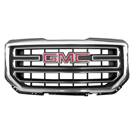 2019-2022 GMC Sierra 1500/1500 Limited SLE Grille Chrome Assembly - GM1200789-Partify-Painted-Replacement-Body-Parts