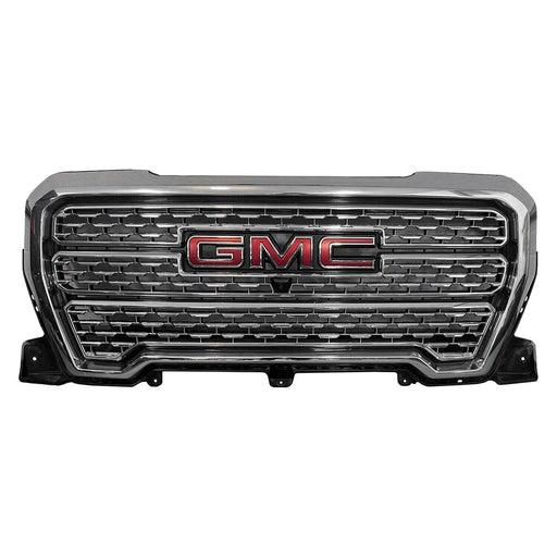 2019-2022 GMC Sierra 1500/1500 Limited Denali Grille W/O Surround View Camera Assembly - GM1200791-Partify-Painted-Replacement-Body-Parts