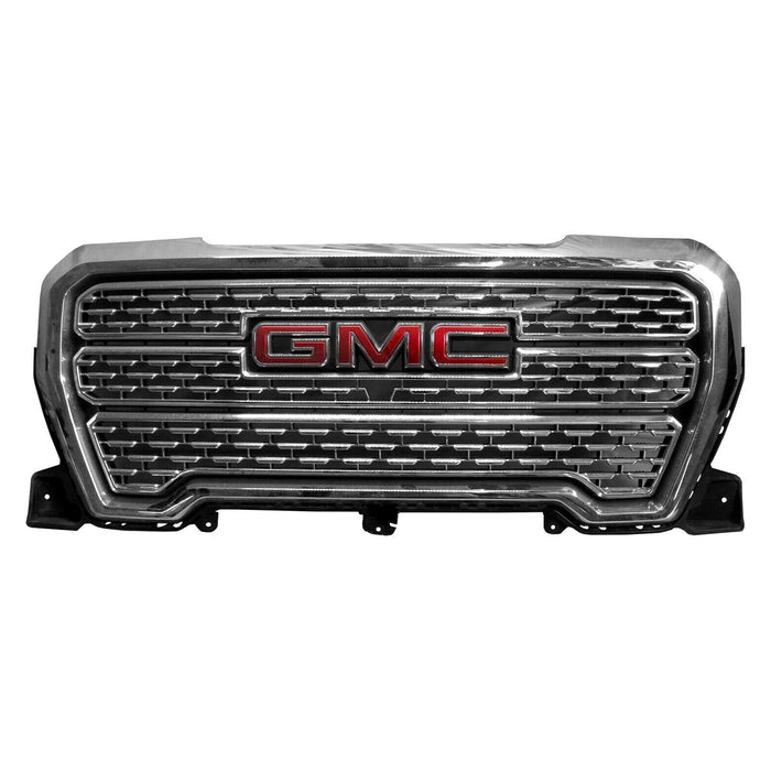 2019-2022 GMC Sierra 1500/1500 Limited Denali Grille W/Surround View Camera Assembly - GM1200792-Partify-Painted-Replacement-Body-Parts