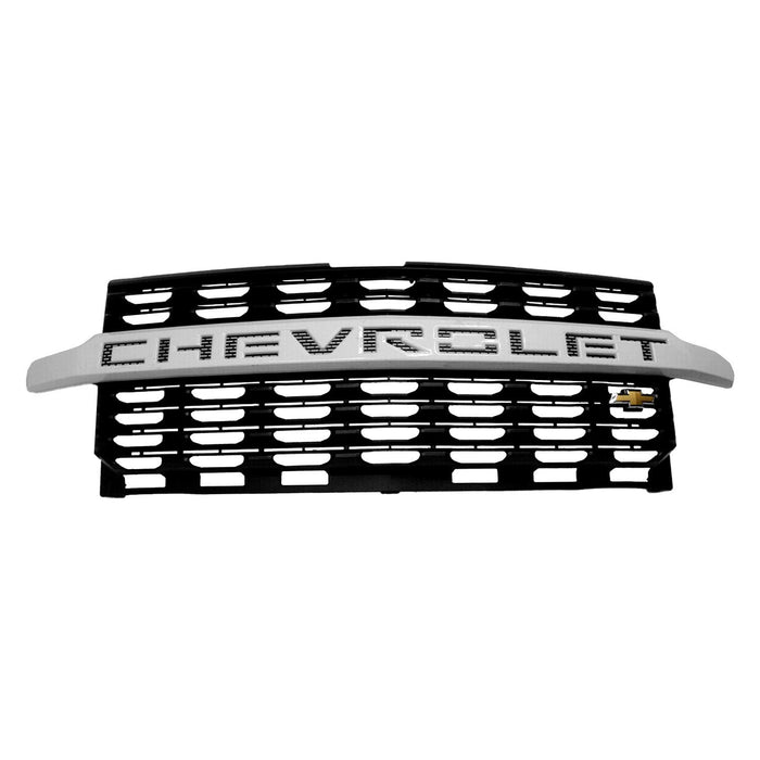 2019-2022 Chevrolet Silverado 1500/1500 LTD Custom Grille Assembly - GM1200794-Partify-Painted-Replacement-Body-Parts