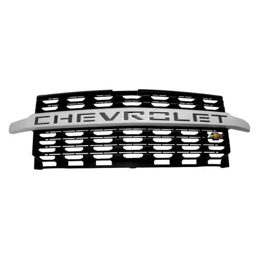 2019-2022 Chevrolet Silverado 1500/1500 LTD Custom Grille Assembly - GM1200794-Partify-Painted-Replacement-Body-Parts