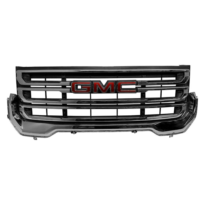 2020-2023 GMC Acadia AT4/Black/SL/SLE/SLT Grille W/O Surround View Chrome Assembly - GM1200812-Partify-Painted-Replacement-Body-Parts