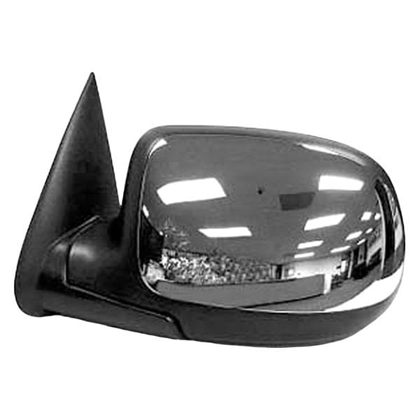 1999-2006 Chevrolet Silverado 1500/Suburban 1500/Suburban 2500/Tahoe Base/Limited/LS/LT/GMC Sierra 1500/Yukon/Yukon XL 1500 Driver Side Door Mirror Standard Style Manual Remote W/Bright Cover Assembly - GM1320208-Partify-Painted-Replacement-Body-Parts