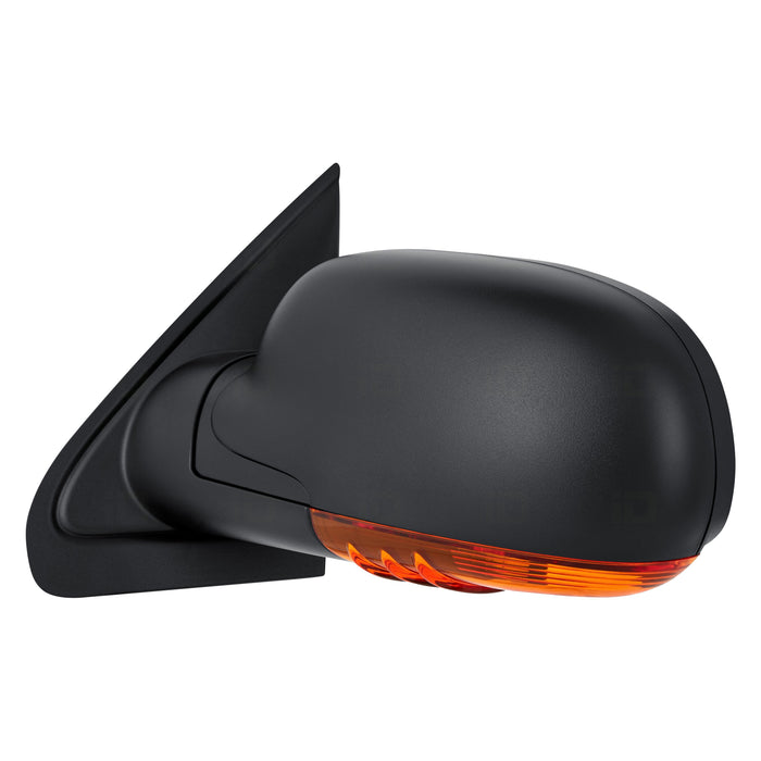 2004-2007 Chevrolet Trailblazer Driver Side Door Mirror Manual Folding W/Amber Lens W/Signal Lamps W/Power Assembly - GM1320323-Partify-Painted-Replacement-Body-Parts