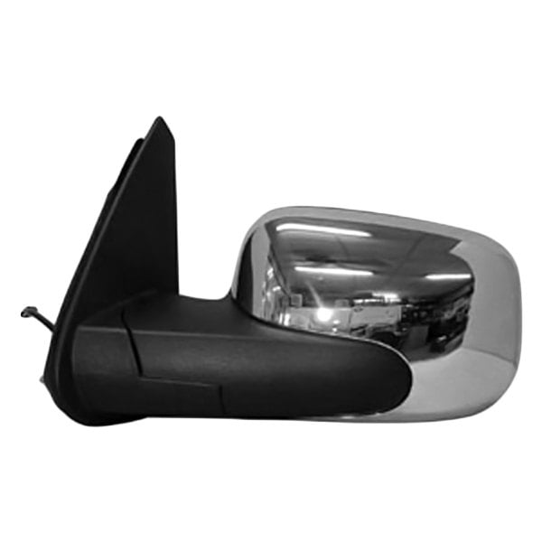 2006-2011 Chevrolet HHR Driver Side Door Mirror Bright Chrome Assembly - GM1320368-Partify-Painted-Replacement-Body-Parts