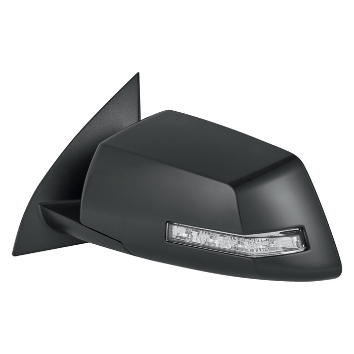 2009-2014 Chevrolet Traverse Driver Side Door Mirror Power Heated W/Signal Lamp Manual Folding Assembly - GM1320383-Partify-Painted-Replacement-Body-Parts