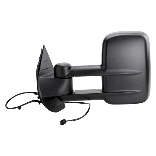 2007-2014 Chevrolet Silverado 1500/2500/3500 Hybrid/GMC Sierra 1500/Sierra 2500/Sierra 3500 Hybrid Driver Side Door Mirror Power Trailer Tow Type W/O Oem Signal Lamp Assembly - GM1320407-Partify-Painted-Replacement-Body-Parts