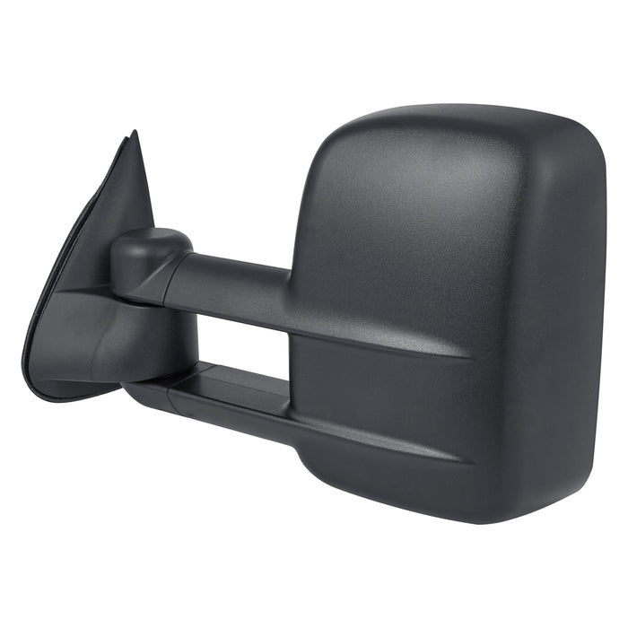 1999-2007 Chevrolet Silverado 1500/1500 Classic/2500/2500 Classic/3500/3500 Classic/Suburban 1500/Suburban 2500/Tahoe/GMC Sierra 2500/Sierra 2500 Classic/Sierra 3500/Sierra 3500 Classic Driver Side Door Mirror Power Heated Telescopic Type Manual Folding Camper Power Upgrade Assembly - GM1320411-Partify-Painted-Replacement-Body-Parts