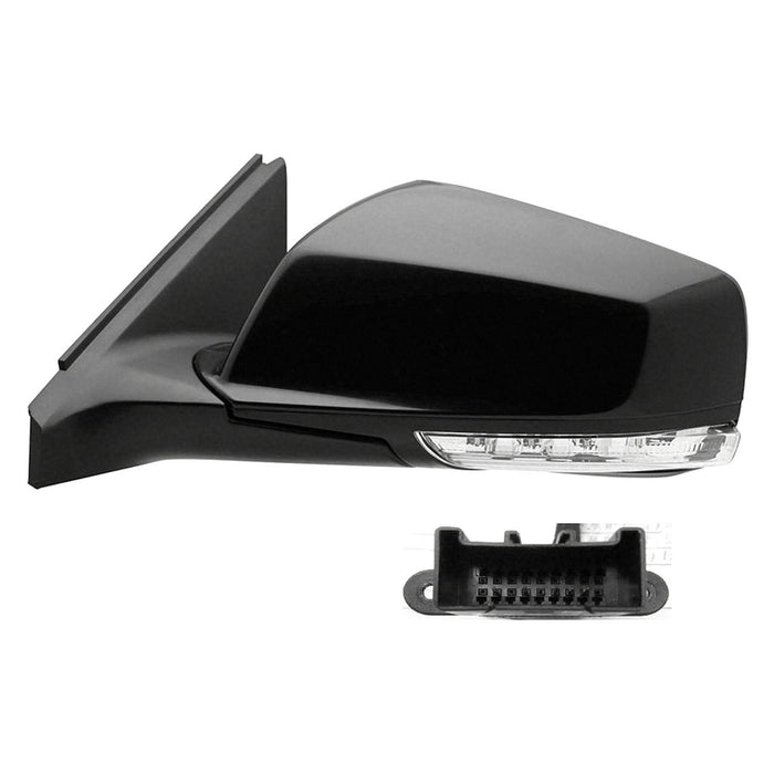 2010-2012 Buick Allure/LaCrosse Base/CXS/Premium/Touring/CXS Driver Side Door Mirror W/Puddle & Signal Lamp W/O Side Object Sensor Assembly 2.4L L4/3.6L V6 - GM1320425-Partify-Painted-Replacement-Body-Parts