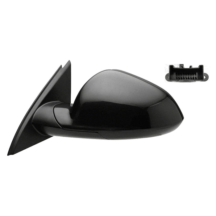 2011-2013 Buick Regal Driver Side Door Mirror Power Heated W/O Signal Indicator Assembly - GM1320434-Partify-Painted-Replacement-Body-Parts