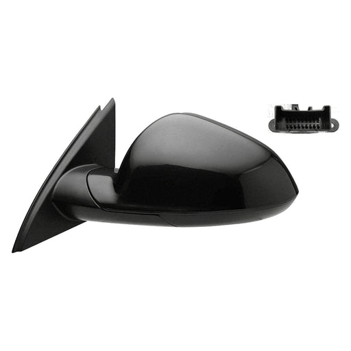 2011-2013 Buick Regal Driver Side Door Mirror Power Heated W/O Signal Indicator Assembly - GM1320434-Partify-Painted-Replacement-Body-Parts