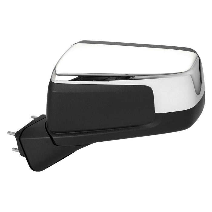 2019-2024 Chevrolet Silverado 1500/1500 LTD Driver Side Door Mirror Std Pwr Folding W/O Bsd W/O Auto Dimming W/O Lamp W/Cover Chrome Assembly - GM1320585-Partify-Painted-Replacement-Body-Parts