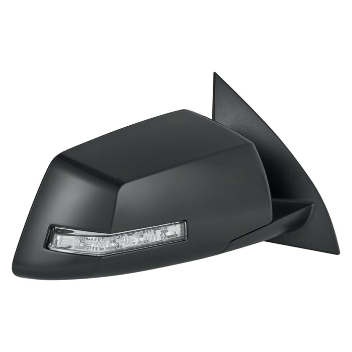 2009-2014 Chevrolet Traverse Passenger Side Door Mirror Power Heated W/Signal Lamp Manual Folding Assembly - GM1321383-Partify-Painted-Replacement-Body-Parts