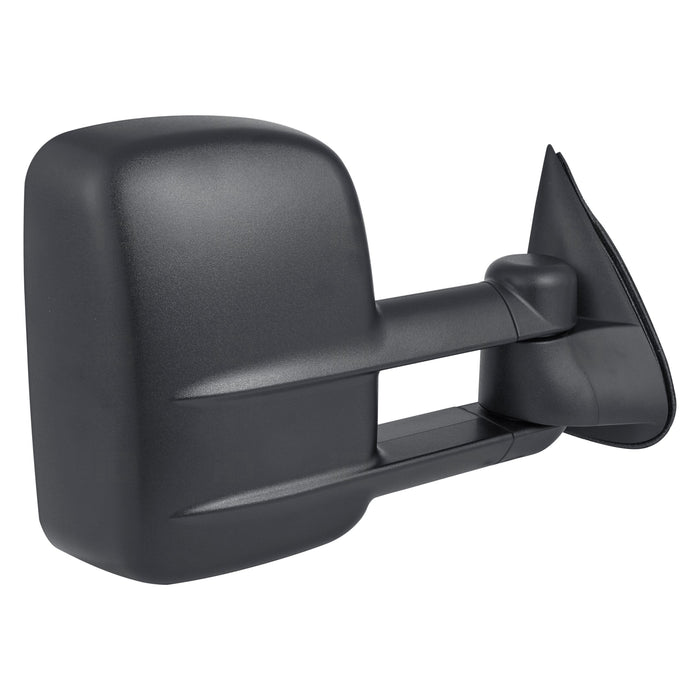 1999-2007 Chevrolet Silverado 1500/1500 Classic/2500/2500 Classic/3500/3500 Classic/Suburban 1500/Suburban 2500/Tahoe/GMC Sierra 2500/Sierra 2500 Classic/Sierra 3500/Sierra 3500 Classic Passenger Side Door Mirror Power Heated Telescopic Type Manual Folding Camper Power Upgrade Assembly - GM1321411-Partify-Painted-Replacement-Body-Parts