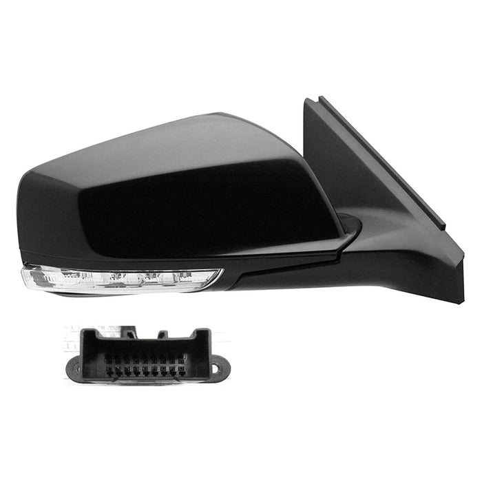 2010-2011 Buick Allure/LaCrosse CXL Passenger Side Door Mirror Power Heated W/Puddle & Signal Lamp W/O Side Object Sensor Assembly - GM1321424-Partify-Painted-Replacement-Body-Parts