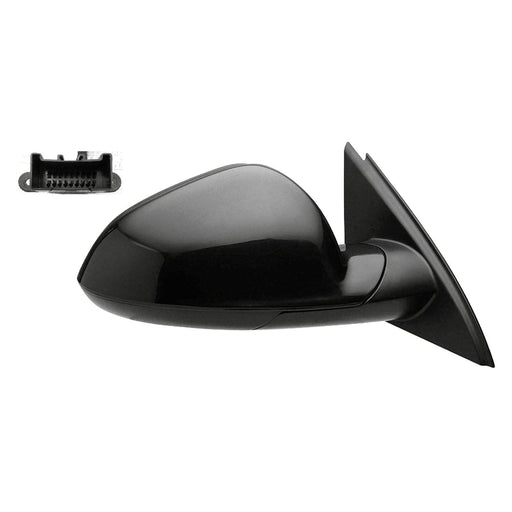 2011-2013 Buick Regal Passenger Side Door Mirror Power Heated W/O Signal Indicator Assembly - GM1321434-Partify-Painted-Replacement-Body-Parts