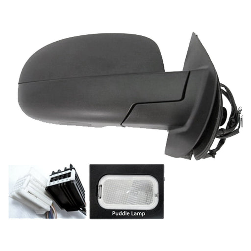 2007-2014 Chevrolet Suburban 1500/2500/Tahoe Passenger Side Door Mirror W/Courtesy Lamp W/O Off Road Pkg W/Arrow Signal Indicator Assembly - GM1321435-Partify-Painted-Replacement-Body-Parts