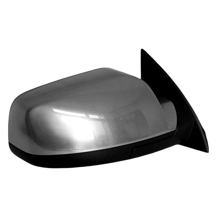 2013-2017 GMC Terrain Denali Passenger Side Door Mirror Power W/Memory W/Satin Chrome Cover Assembly - GM1321454-Partify-Painted-Replacement-Body-Parts