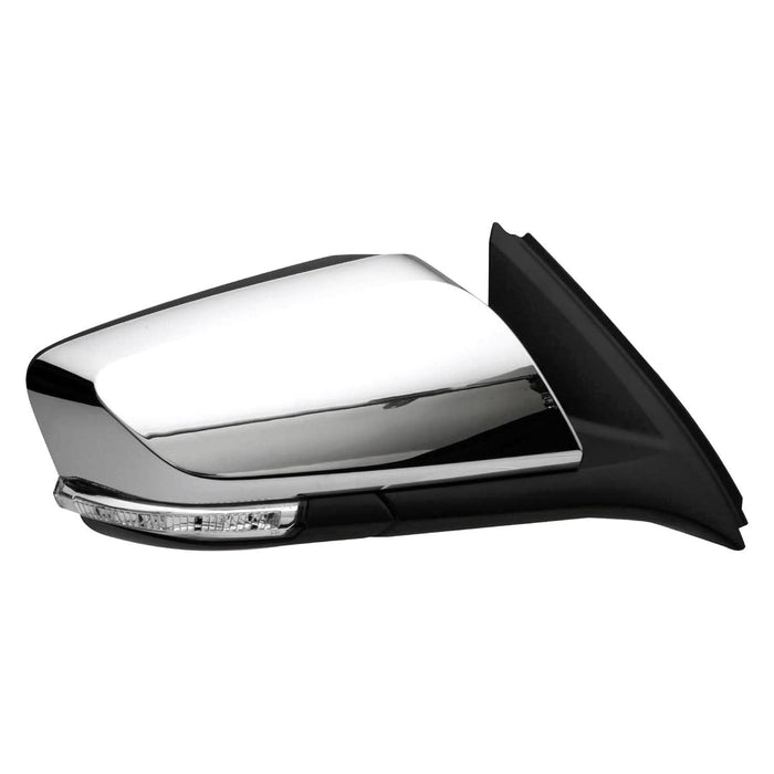 2014-2020 Chevrolet Impala LT/Premier Passenger Side Door Mirror W/S/Lamps W/O Blis W/Cover W/O Dimmer Chrome Assembly - GM1321460-Partify-Painted-Replacement-Body-Parts