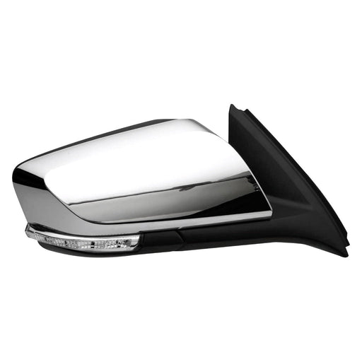 2014-2020 Chevrolet Impala LT/Premier Passenger Side Door Mirror W/S/Lamps W/O Blis W/Cover W/O Dimmer Chrome Assembly - GM1321460-Partify-Painted-Replacement-Body-Parts