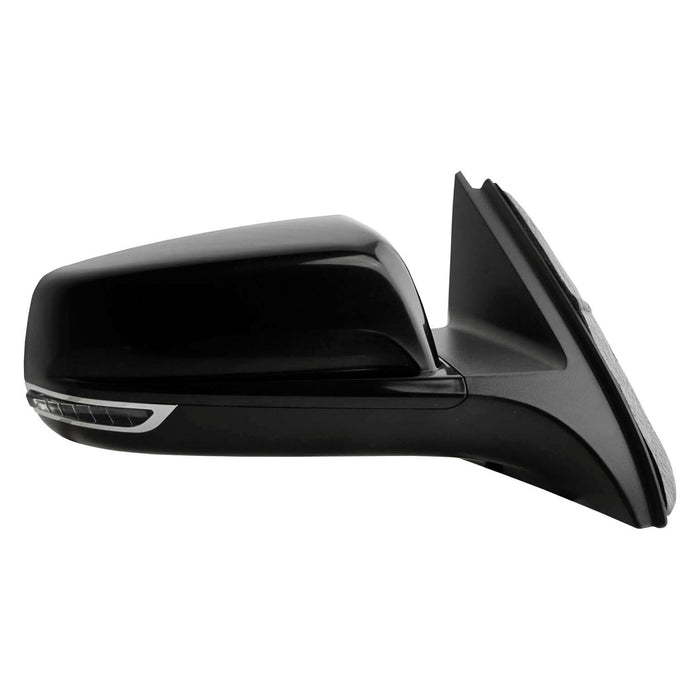 2013 Chevrolet Malibu Passenger Side Door Mirror Heated W/Signal Lamp W/O Memory W/Cover Textured Assembly - GM1321487-Partify-Painted-Replacement-Body-Parts