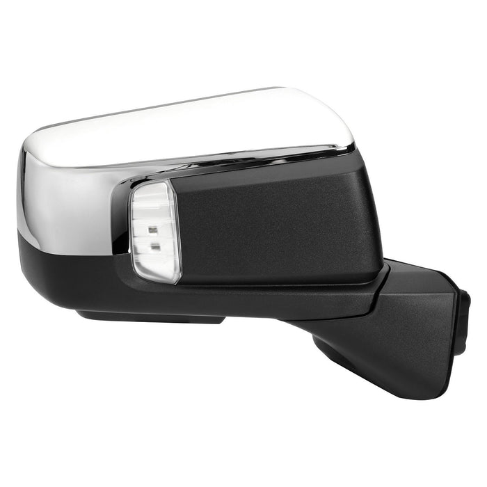 2019-2022 GMC Sierra 1500/1500 Limited Passenger Side Door Mirror Pwr Folding W/O Surround View Camera W/O Blind Spot Chrome - GM1321629-Partify-Painted-Replacement-Body-Parts