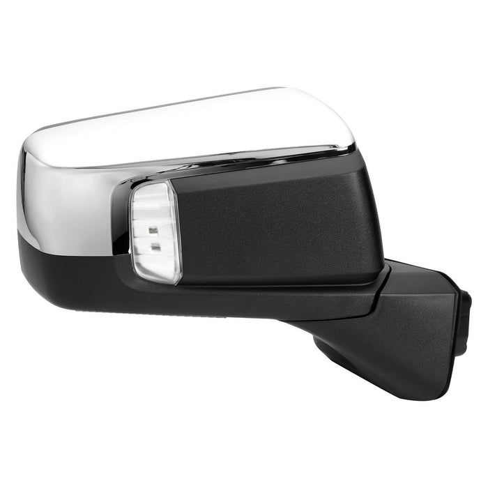 2019-2022 Chevrolet Silverado 1500/1500 LTD Passenger Side Door Mirror Std W/Temp Sensor W/Bsd W/Lamp W/Cover Chrome Assembly - GM1321643-Partify-Painted-Replacement-Body-Parts