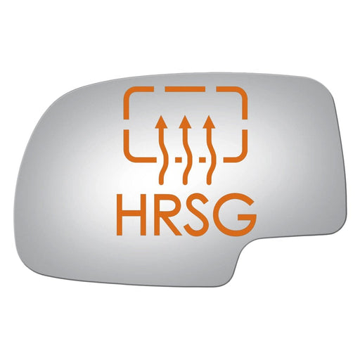 1999-2007 Cadillac Escalade/Chevrolet Avalanche 1500/Avalanche 2500/Silverado 1500/Silverado 1500 Classic/Suburban 1500/Suburban 2500/Tahoe/GMC Sierra 1500/Sierra 1500 Classic/Yukon Driver Side Door Mirror Glass 10 5/8 Heated W/Motor Mount Flat Performance - GM1323340-Partify-Painted-Replacement-Body-Parts