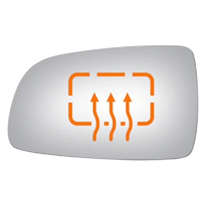 2007-2011 Chevrolet Aveo/Aveo5 Driver Side Door Mirror Glass 7 13/16 Heated Flat Performance - GM1323391-Partify-Painted-Replacement-Body-Parts