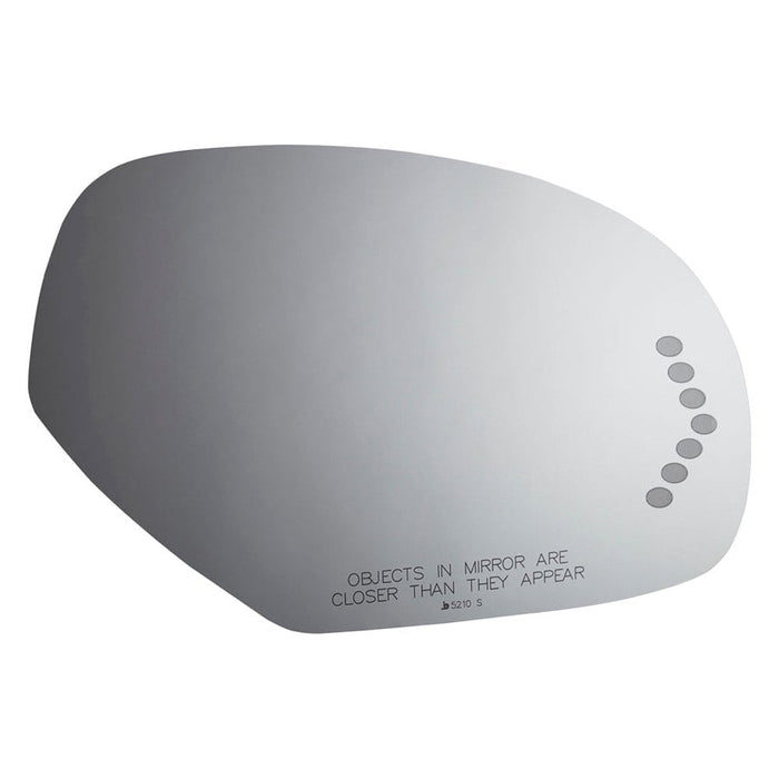 2007-2008 Cadillac Escalade/Escalade ESV/Escalade EXT/Chevrolet Avalanche/Silverado 1500/Silverado 2500/Silverado 3500/Suburban 1500/Suburban 2500/Tahoe/GMC Sierra 1500/Sierra 2500/Sierra 3500/Yukon/Yukon XL 1500/Yukon XL 2500 Passenger Side Door Mirror Glass 10 1/16 6 3/16 X 9 3/4 Drop Fit Convex Performance - GM1323H43-Partify-Painted-Replacement-Body-Parts