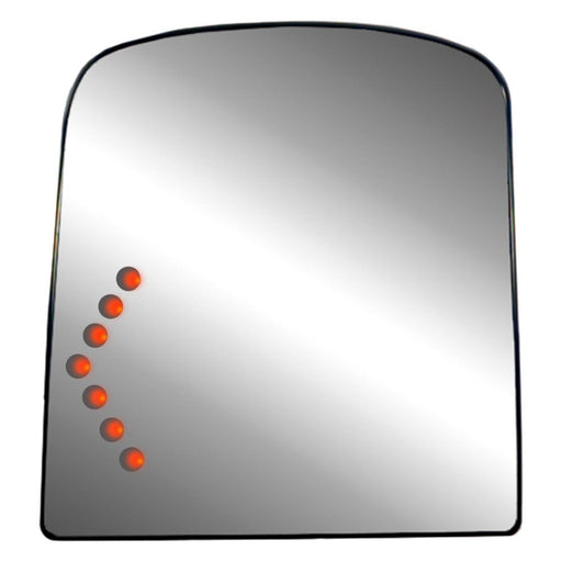 2007-2018 Cadillac Escalade/Escalade ESV/Chevrolet Silverado 1500/Silverado 2500/Suburban 1500/Suburban 2500/Tahoe/GMC Sierra 1500/Sierra 2500/Sierra 3500/Yukon/Yukon XL 1500 Driver Side Door Mirror Glass Trailer Tow Type Power Upper Heated Flat - GM1324143-Partify-Painted-Replacement-Body-Parts