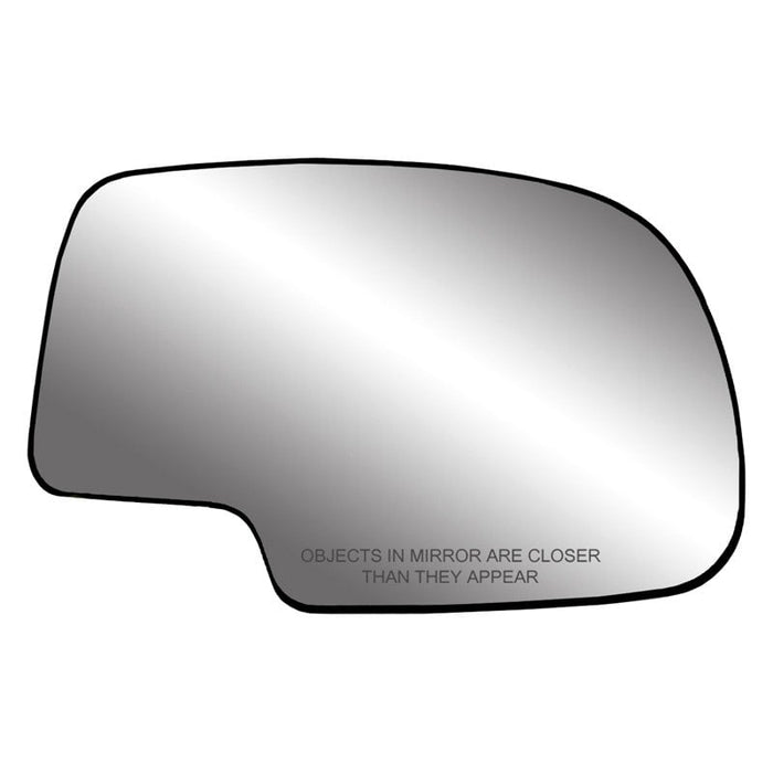 1999-2002 Chevrolet Silverado 1500/GMC Sierra 1500 Passenger Side Door Mirror Glass Standard Non-Heated Rpo-D48 W/Backing Plate - GM1325105-Partify-Painted-Replacement-Body-Parts