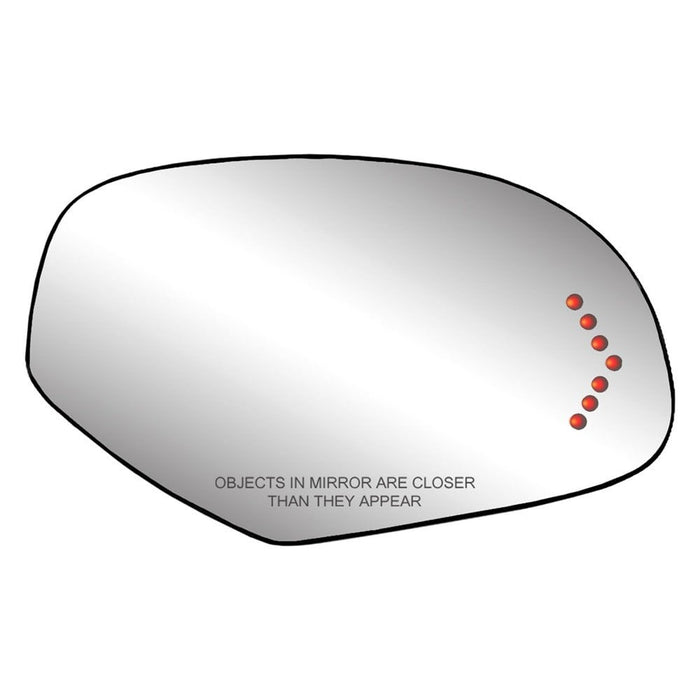 2007-2014 Cadillac Escalade/Escalade ESV/Chevrolet Silverado 2500/Suburban 1500/Suburban 2500/Tahoe/GMC Sierra 2500/Sierra 3500/Yukon/Yukon XL 1500 Passenger Side Door Mirror Glass Power Heated Convex - GM1325138-Partify-Painted-Replacement-Body-Parts