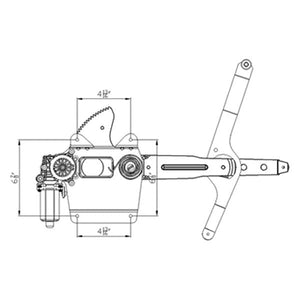 Front Driver Side Window Regulator image