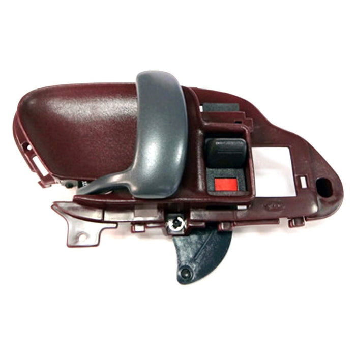 1995-2000 Chevrolet C1500/C1500 Suburban/C2500/C2500 Suburban/C3500/K1500/K1500 Suburban/K2500/K2500 Suburban/K3500/Tahoe/GMC C1500/C1500 Suburban/C2500/C2500 Suburban/C3500/K1500/K1500 Suburban/K2500/K2500 Suburban/K3500/Yukon Base/SL/SLE/SLT Front Driver Side Interior Door Handle Red Inside - GM1352103-Partify-Painted-Replacement-Body-Parts