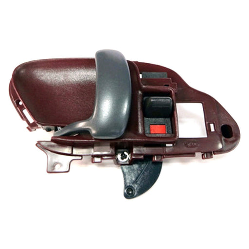 1995-2000 Chevrolet C1500/C1500 Suburban/C2500/C2500 Suburban/C3500/K1500/K1500 Suburban/K2500/K2500 Suburban/K3500/Tahoe/GMC C1500/C1500 Suburban/C2500/C2500 Suburban/C3500/K1500/K1500 Suburban/K2500/K2500 Suburban/K3500/Yukon Base/SL/SLE/SLT Front Driver Side Interior Door Handle Red Inside - GM1352103-Partify-Painted-Replacement-Body-Parts
