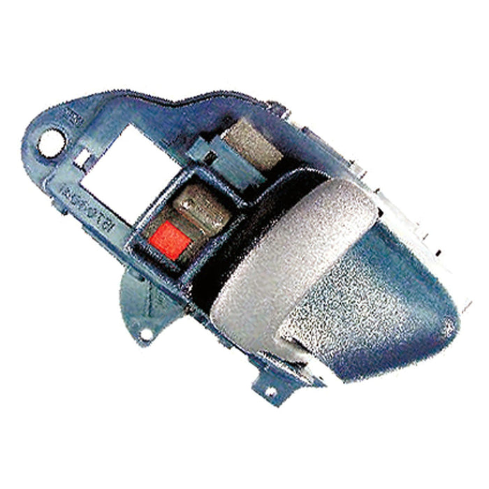 1995-2000 Chevrolet C1500/C1500 Suburban/C2500/C2500 Suburban/C3500/K1500/K1500 Suburban/K2500/K2500 Suburban/K3500/Tahoe Z71/GMC C1500/C1500 Suburban/C2500/C2500 Suburban/C3500/K1500/K1500 Suburban/K2500/K2500 Suburban/K3500/Yukon Base/SL/SLE/SLT Front Passenger Side Interior Door Handle Blue Inside - GM1353102-Partify-Painted-Replacement-Body-Parts