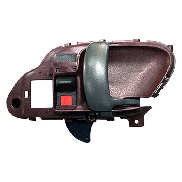 1995-2000 Chevrolet C1500/C1500 Suburban/C2500/C2500 Suburban/C3500/K1500/K1500 Suburban/K2500/K2500 Suburban/K3500/Tahoe/GMC C1500/C1500 Suburban/C2500/C2500 Suburban/C3500/K1500/K1500 Suburban/K2500/K2500 Suburban/K3500/Yukon Base/SL/SLE/SLT Front Passenger Side Interior Door Handle Red Inside - GM1353103-Partify-Painted-Replacement-Body-Parts