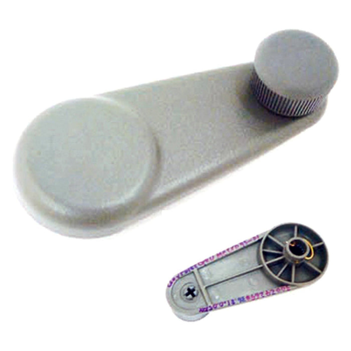 1995-2001 Chevrolet Metro/Geo Metro Front Driver Side Window Crank Handle Gray - GM1354108-Partify-Painted-Replacement-Body-Parts