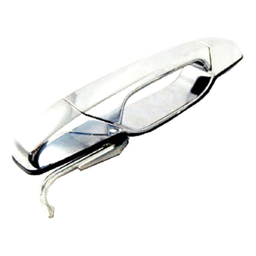 2007-2014 Cadillac Escalade/GMC Sierra 1500/Sierra 2500/Sierra 3500/Yukon/Yukon XL 1500 Denali/Denali/Denali Hybrid/Hybrid/Chevrolet Avalanche/Silverado 1500/Silverado 2500/Silverado 3500/Tahoe Hybrid Rear Driver Side Exterior Door Handle Chrome - GM1520130-Partify-Painted-Replacement-Body-Parts